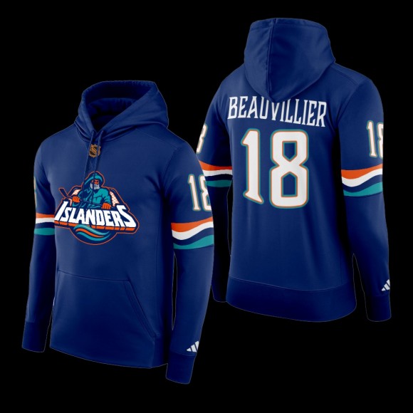 Anthony Beauvillier New York Islanders Reverse Retro 2.0 Navy Special Edition Hoodie #18