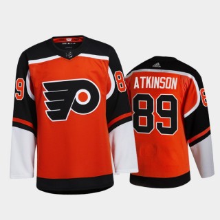 Philadelphia Flyers Cam Atkinson #89 2021 Reverse Retro Orange Special Edition Jersey
