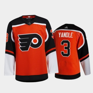 Philadelphia Flyers Keith Yandle #3 2021 Reverse Retro Orange Special Edition Jersey