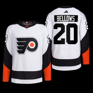 Reverse Retro 2.0 Philadelphia Flyers Kieffer Bellows Jersey Authentic Primegreen White #20 Uniform