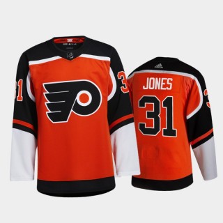 Philadelphia Flyers Martin Jones #31 2021 Reverse Retro Orange Special Edition Jersey