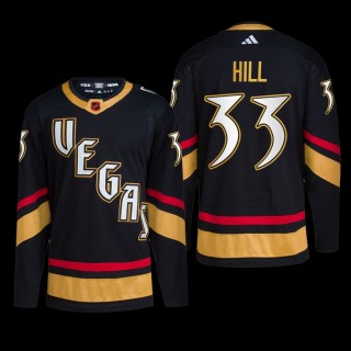 Vegas Golden Knights 2022 Reverse Retro 2.0 Jersey Adin Hill Black #33 Primegreen Authentic Uniform