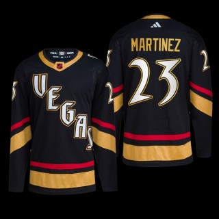 Vegas Golden Knights 2022 Reverse Retro 2.0 Jersey Alec Martinez Black #23 Primegreen Authentic Uniform