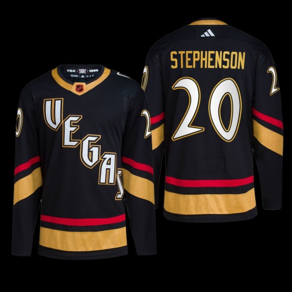 Vegas Golden Knights 2022 Reverse Retro 2.0 Jersey Chandler Stephenson Black #20 Primegreen Authentic Uniform