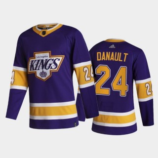 Los Angeles Kings Phillip Danault #24 2021 Reverse Retro Purple Special Edition Jersey