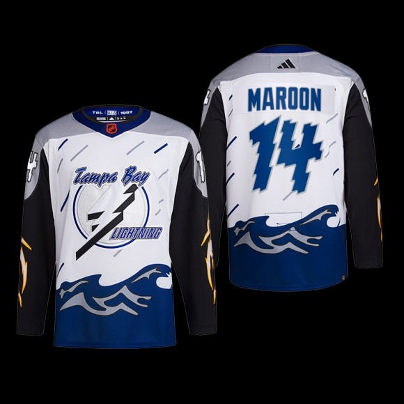 Patrick Maroon Tampa Bay Lightning Authentic Primegreen Jersey 2022 White #14 Reverse Retro 2.0 Uniform