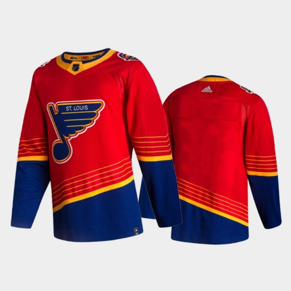 Men St. Louis Blues Reverse Retro 2020-21 Red Special Edition Authentic Jersey