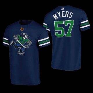 Tyler Myers #57 Vancouver Canucks Reverse Retro Johnny Canuck Navy Men T-Shirt