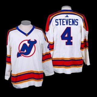 Scott Stevens New Jersey Devils Reverse Retro 2.0 White Replica Jersey 2022-23