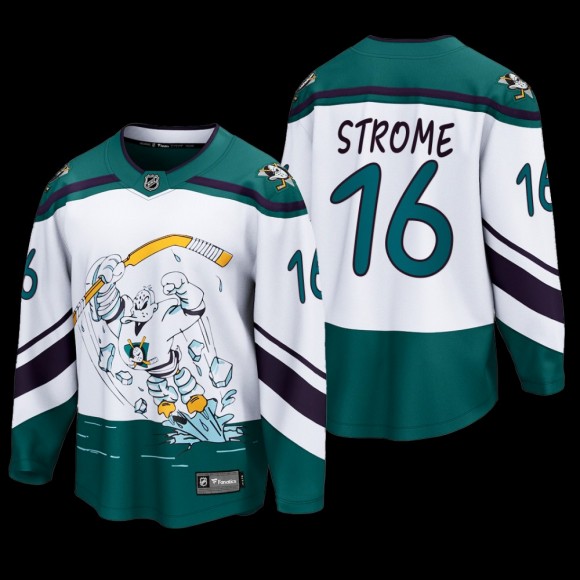 Anaheim Ducks #16 Ryan Strome White Special Edition Reverse Retro Jersey