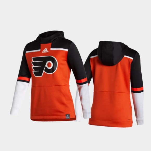Women Philadelphia Flyers 2021 Reverse Retro Pullover Orange Hoodie
