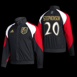 Chandler Stephenson Vegas Golden Knights Full-Snap Vintage Black Jacket Reverse Retro 2.0