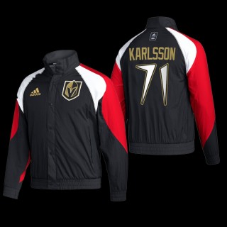 William Karlsson Vegas Golden Knights Full-Snap Vintage Black Jacket Reverse Retro 2.0