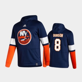 Men's New York Islanders Noah Dobson #8 Authentic Pullover Special Edition 2021 Reverse Retro Navy Hoodie