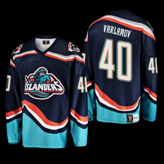 New York Islanders Reverse Retro 2.0 Semyon Varlamov #40 Navy Jersey 2022-23 Replica