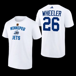 Winnipeg Jets Blake Wheeler Reverse Retro 2.0 White #26 Wheelhouse T-Shirt