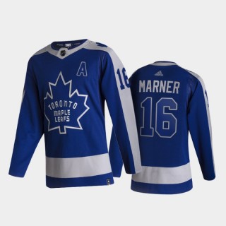Men Toronto Maple Leafs Mitchell Marner #16 Reverse Retro 2020-21 Blue Special Edition Authentic Jersey