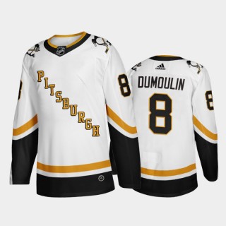 Pittsburgh Penguins Brian Dumoulin #8 2021 Reverse Retro White Fourth Authentic Jersey