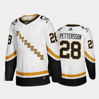 Pittsburgh Penguins Marcus Pettersson #28 2021 Reverse Retro White Fourth Authentic Jersey
