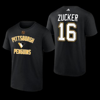 Pittsburgh Penguins Jason Zucker Reverse Retro 2.0 Black #16 Wheelhouse T-Shirt