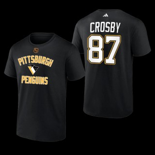Pittsburgh Penguins Sidney Crosby Reverse Retro 2.0 Black #87 Wheelhouse T-Shirt