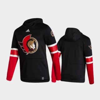 Men's Ottawa Senators 2021 Reverse Retro Authentic Pullover Special Edition Black Hoodie