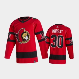 Ottawa Senators Matt Murray #30 Reverse Retro 2020-21 Red Authentic Jersey