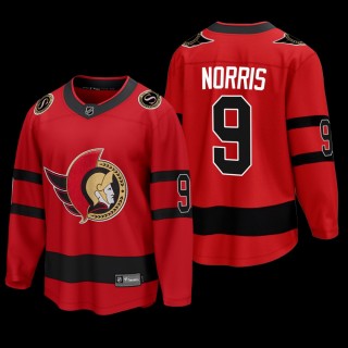 Josh Norris Ottawa Senators Special Edition Red Reverse Retro Jersey