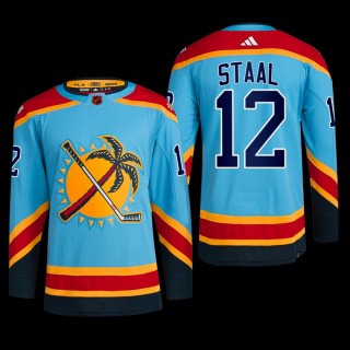 Reverse Retro 2.0 Florida Panthers Eric Staal Jersey Authentic Pro Blue #12 Uniform