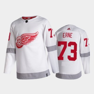 Detroit Red Wings Adam Erne #73 2021 Reverse Retro Red Special Edition Jersey