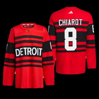 Ben Chiarot Detroit Red Wings Authentic Pro Jersey 2022 Red #8 Reverse Retro 2.0 Uniform