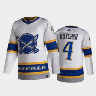Buffalo Sabres Will Butcher #4 2021 Reverse Retro White Special Edition Jersey