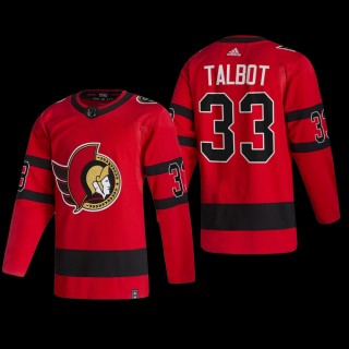 Cam Talbot #33 Ottawa Senators Reverse Retro Red Authentic Jersey