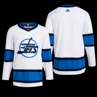 Men Winnipeg Jets Reverse Retro 2.0 2022 White Authentic Primegreen Jersey Blank