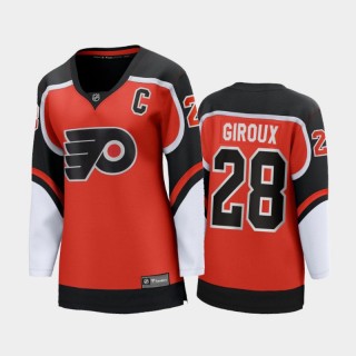 2020-21 Women's Philadelphia Flyers Claude Giroux #28 Reverse Retro Special Edition Breakaway Player Jersey - Orange