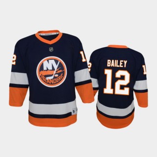 Youth New York Islanders Josh Bailey #12 Reverse Retro 2020-21 Special Edition Replica Blue Jersey