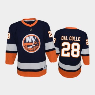 Youth New York Islanders Michael Dal Colle #28 Reverse Retro 2020-21 Special Edition Replica Blue Jersey