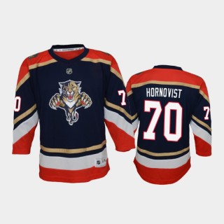 Youth Florida Panthers Patric Hornqvist #70 Reverse Retro 2020-21 Replica Navy Jersey