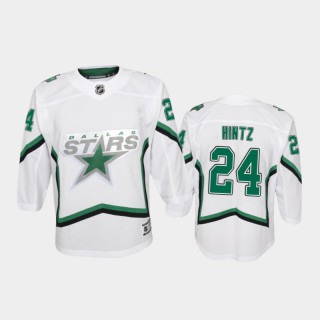 Youth Dallas Stars Roope Hintz #24 Reverse Retro 2020-21 Special Edition Replica White Jersey